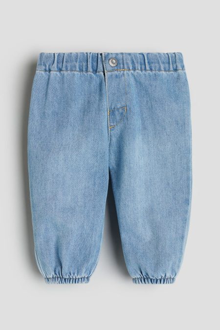 H & M - Denim joggers - Blauw