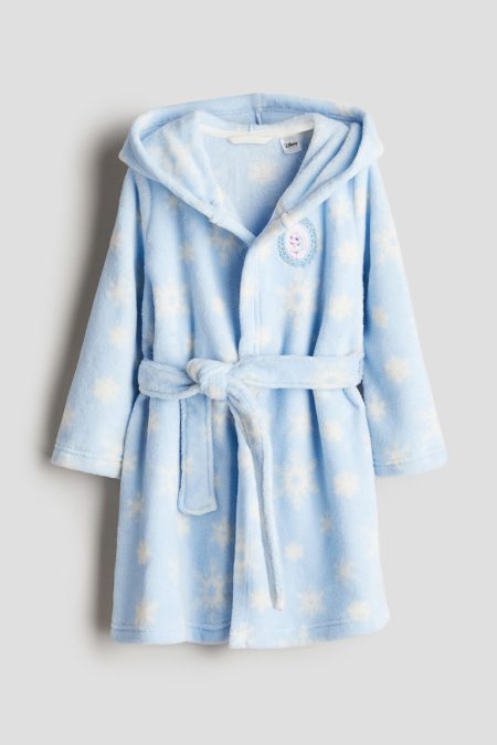 H & M - Fleece ochtendjas - Blauw