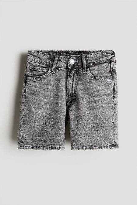 H & M - Denim short - Grijs