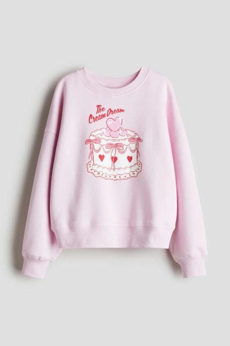 H & M - Sweater met motief - Roze