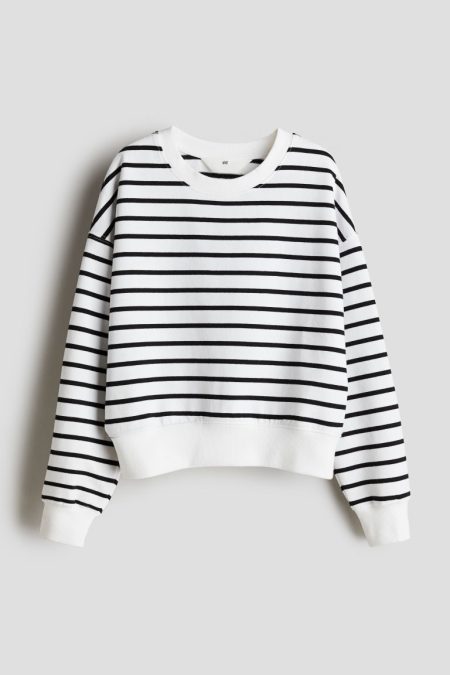 H & M - Sweater met ronde hals - Wit