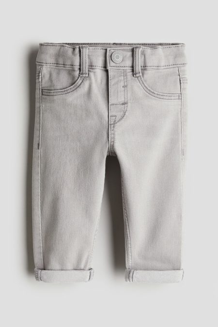 H & M - Skinny Fit Jeans - Grijs