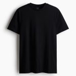 H & M - T-shirt - Regular Fit - Zwart