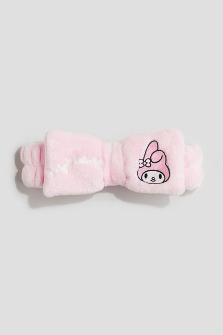 H & M - Fluffy hoofdband - Roze