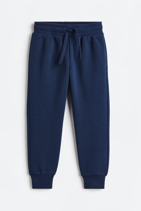 H & M - Joggers met geruwde binnenkant - Blauw