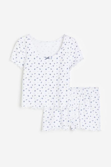 H & M - Tricot pyjama - Wit