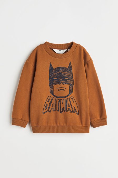 H & M - Sweater met print - Oranje