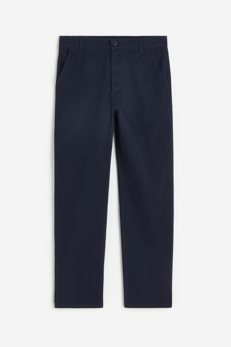 H & M - Chino - Slim Fit - Blauw