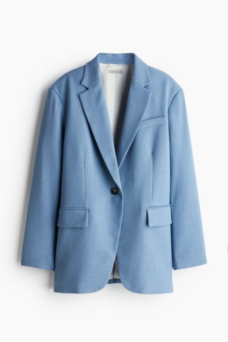 H & M - Oversized blazer - Blauw