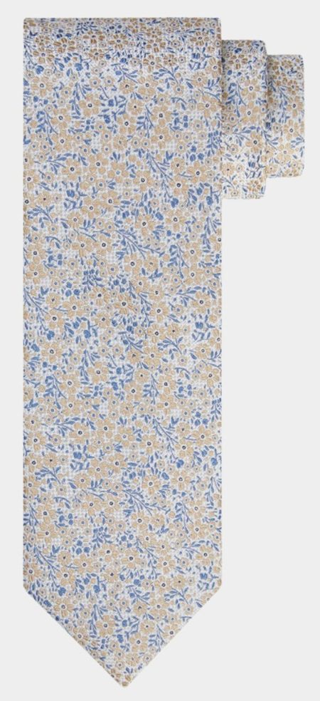 Profuomo Stropdas Beige PPVA10059A/F1