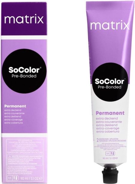 Matrix SoColor 504N Extra Dekking Middelbruin Neutraal - 90ml