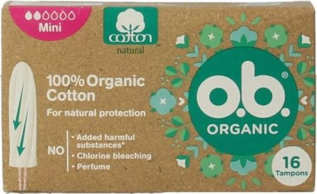 O.b. O.B. Tampons organic mini 16 stuks