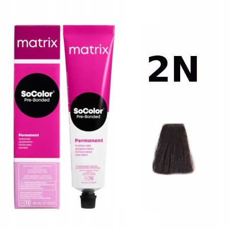Matrix Matrix - SoColor Pre-Bonded - 2N/2.0 Zwart Natuur Bruin - 90ml