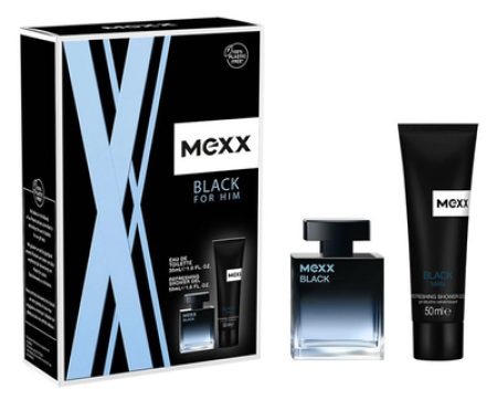 Mexx Mexx Black for him 30 ml EDT + 50 ml Showergel set