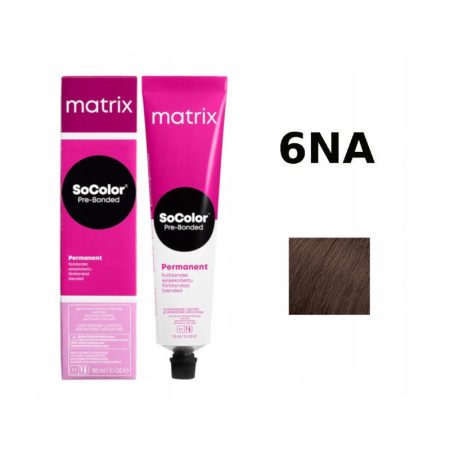 Matrix Matrix SoColor Pre-Bonded Permanent Crème Haarkleur Kleuring 90ml - 06NA Dark Blonde Neutral Ash
