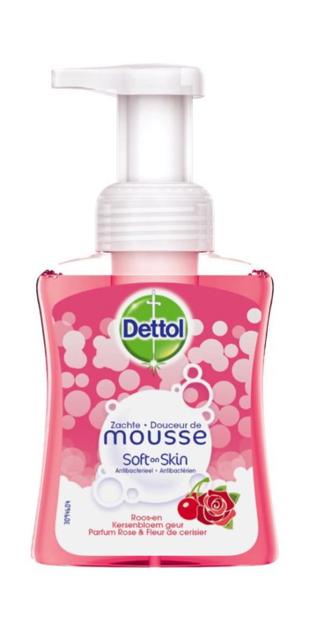 Dettol Dettol Handzeep Zachte Mousse Roos & Kersenbloesem - 250 ml