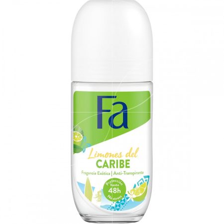 Fa Fa Deodorant Roll-On Limones del Caribe 48h 50ml