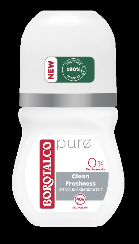 Borotalco Borotalco Deo Roll-on Pure 0% Schone Frisheid - 50 ml