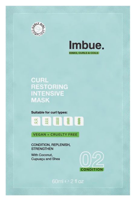 Imbue Imbue Curl Restoring Intensive Mask Sachet 60ML