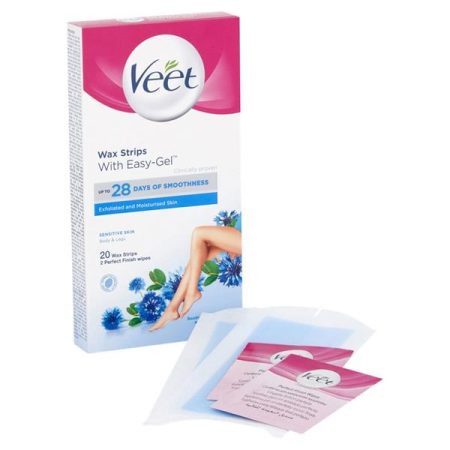 Veet Veet Easy-Gel Wax Strips Sensitive Skin 20ST