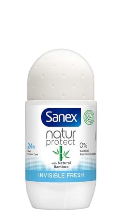 Sanex Sanex Deo Roll-on - Bamboo Invisible Fresh 50ml
