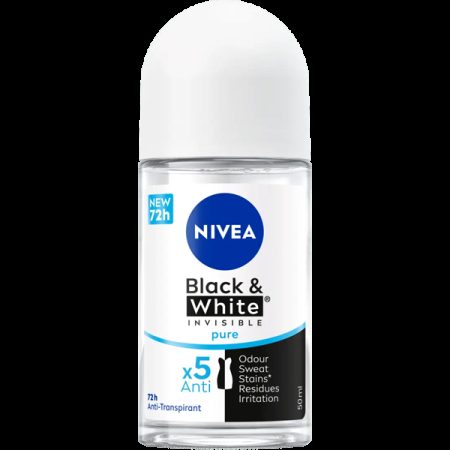 Nivea Nivea Deo Roll-on - Invisible Black & White Pure 50 ml