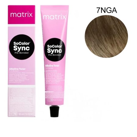 Matrix Matrix SoColor Sync Pre-Bonded 7NGA - Medium Blond Natuurlijk Goud As