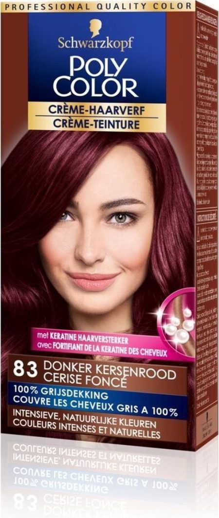 Schwarzkopf Schwarzkopf Poly Color Semi Permanente Haarverf nr. 83 Donker Kersenrood