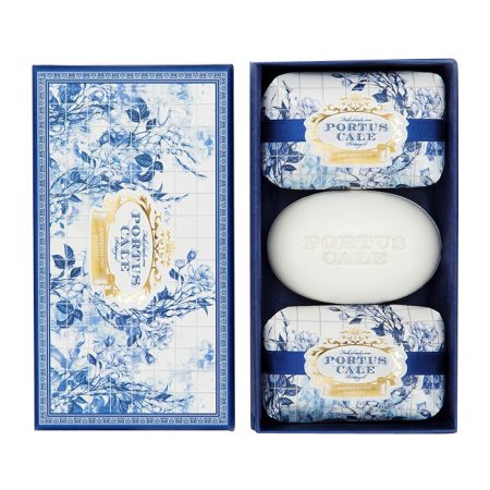Portus Cale Gold&Blue zeepset 3 x 150 gr