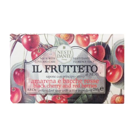 Il Frutteto: Zwarte Kersen&Rode Bessen zeep 250 gr