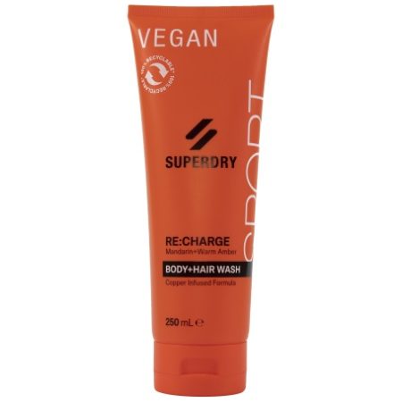 Superdry Sport RE:charge body&hair wash 250 ml