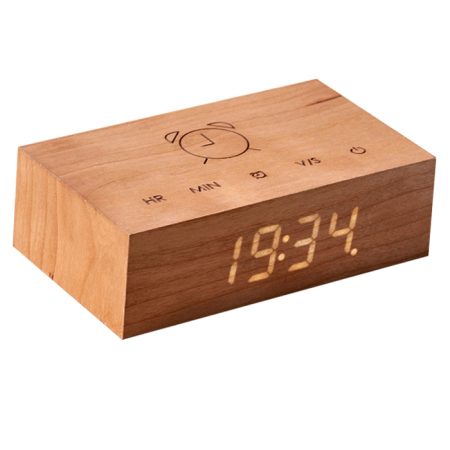Gingko - Flip Click Clock Cherry