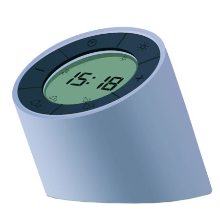 Edge Light Alarmklok&Lampje grijs