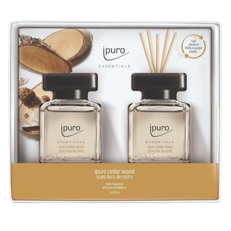 Geurdiffuser Ipuro Cedar Wood 2 x 50 ml geschenkset