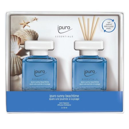 Geurdiffuser Ipuro Sunny Beachtime 2 x 50 ml geschenkset