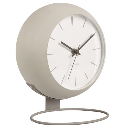Nirvana Globe tafelklok grijs