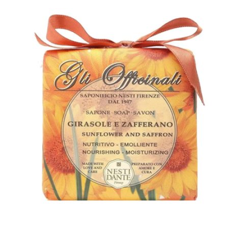 Gli Officinali: Zonnebloem&Saffraan zeep 200 gr