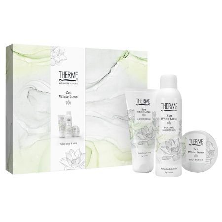 Zen White Lotus Wellness Treatment geschenkset (3-delig)