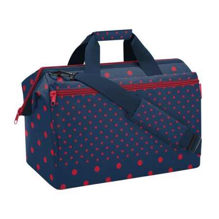 Reisenthel Allrounder L Pocket Mixed Dots Red