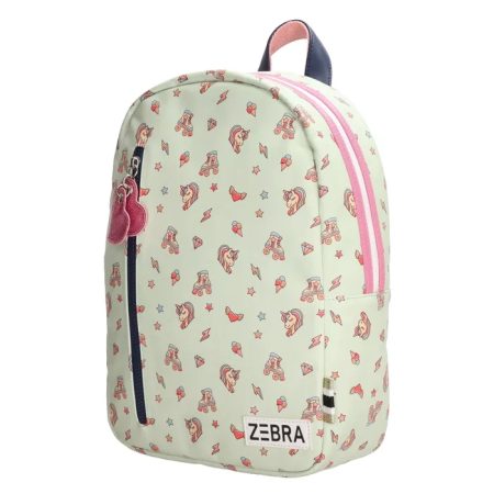 Zebra Rugzak Unicorn Rolschaatsen mint (M)