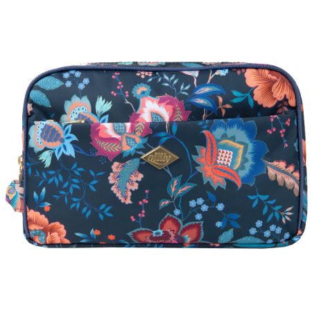 Chloe Pocket Cosmetic Bag - Blue Iris