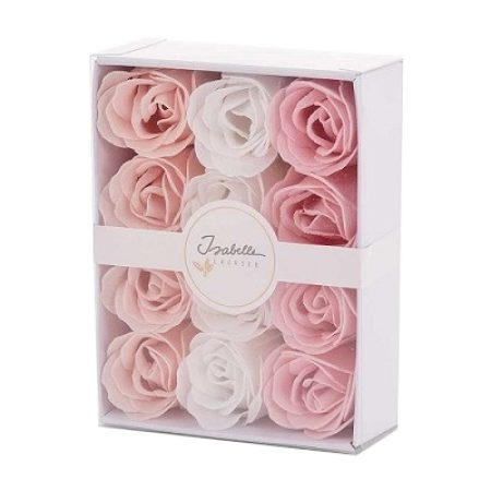 Cadeaudoosje met 12 badroosjes