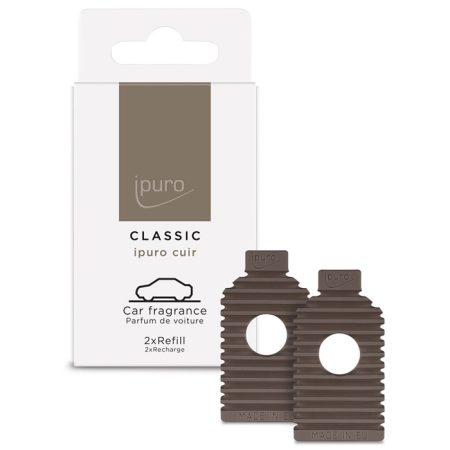 Ipuro Car Fragrance - Cuir navulling (2 stuks)