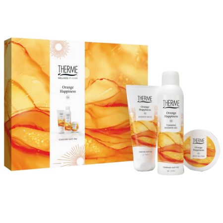 Orange Happiness Wellness Treatment geschenkset (3-delig)