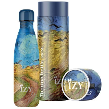 Van Gogh - Korenveld drinkfles RVS 500 ml