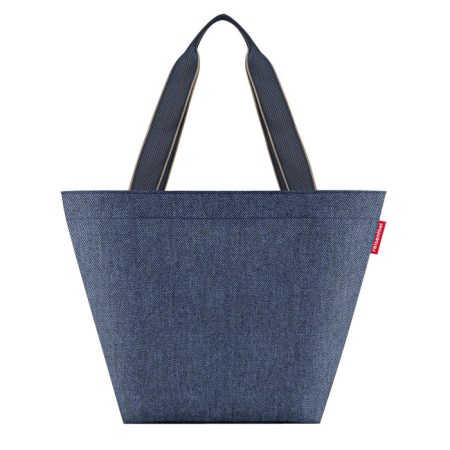 Reisenthel Shopper M Herringbone Dark Blue