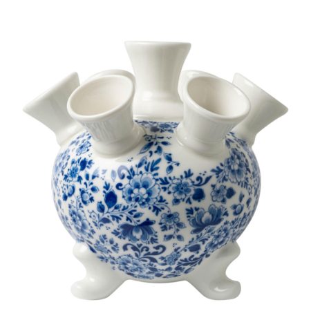 Tulpenvaas op pootjes - Sierlijke bloem 18 cm