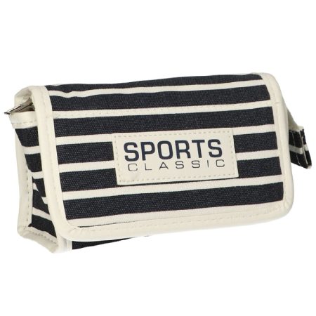 Make-up tasje met spiegel Sports Classic blauw