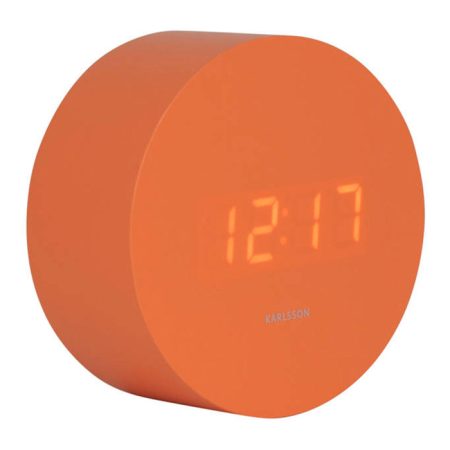 Spry Round wekker oranje