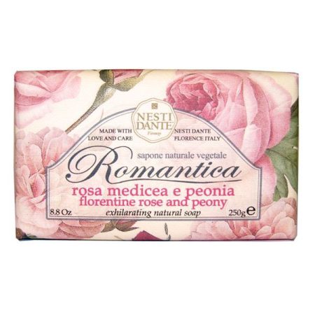 Sapone Romantica: Florentijnse rozen&Pioenroos zeep 250 gr